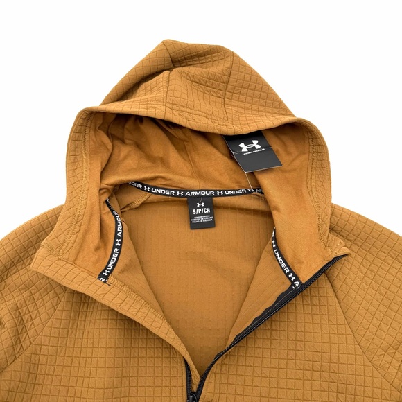 NWT New Under Armour Men's Unstoppable Fleece Grid Small S Jacket Coat Full Zip - Picture 4 of 5